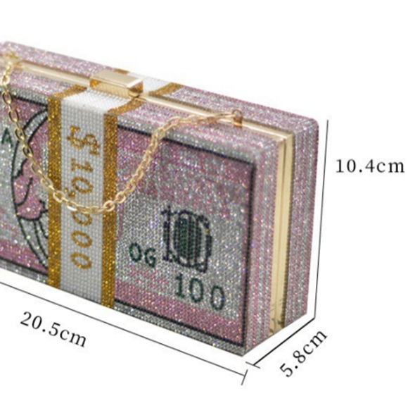 Limited Stack of Money Clutch - Picture 2 of 10